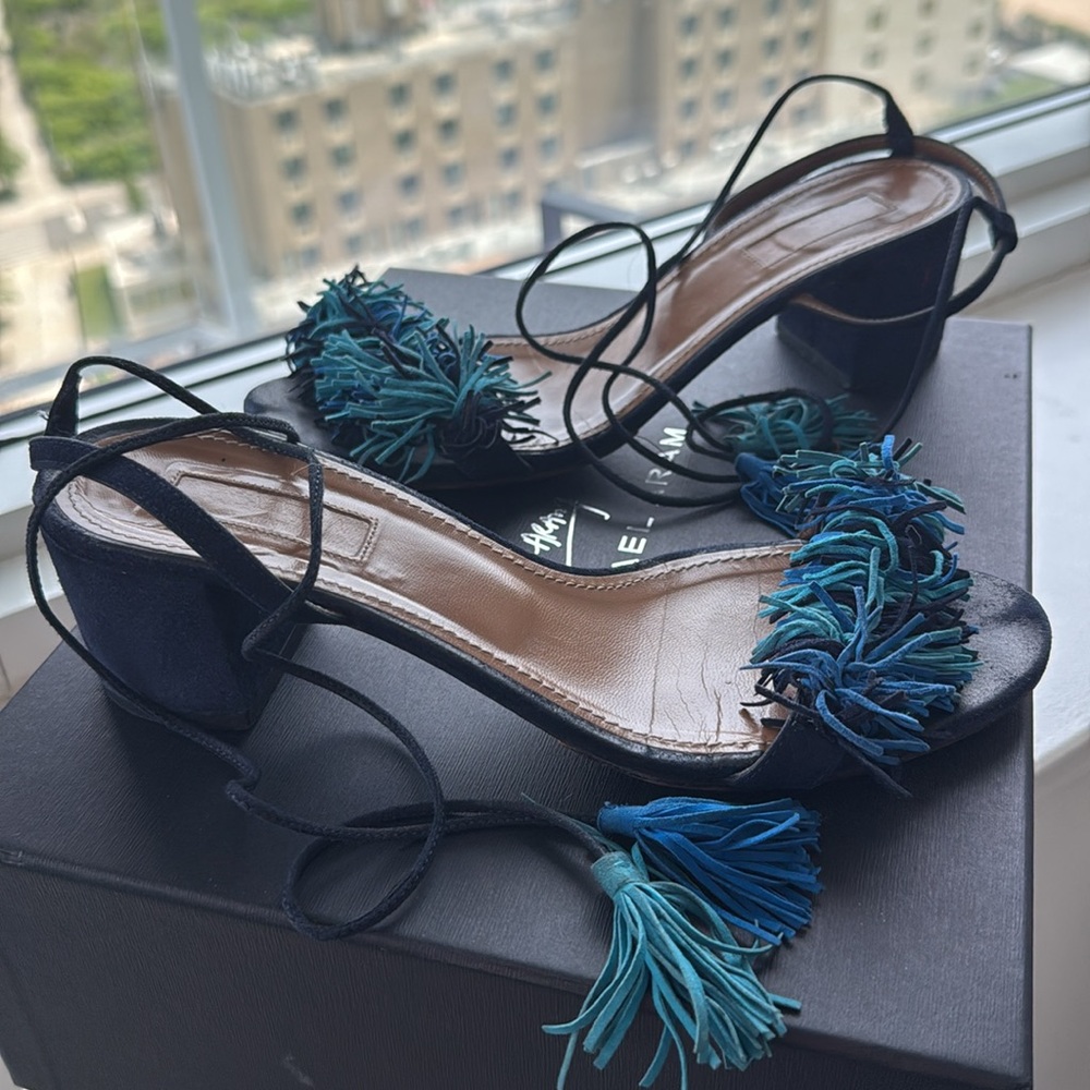 Aquazzura Block sandals 37.5